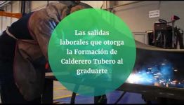 EN ESTE VÍDEO PODRÁS CONSULTAR LAS SALIDAS LABORALES Y LAS ASIGNATURAS QUE APRENDERÁS AL TITULARTE A DISTANCIA COMO CALDERERO TUBERO