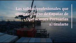 EN EL SIGUIENTE VÍDEO PODRÁS CONSULTAR LAS SALIDAS LABORALES Y LAS ASIGNATURAS QUE ESTUDIARÁS AL TITULARTE A DISTANCIA COMO CAPATAZ DE OPERACIONES PORTUARIAS